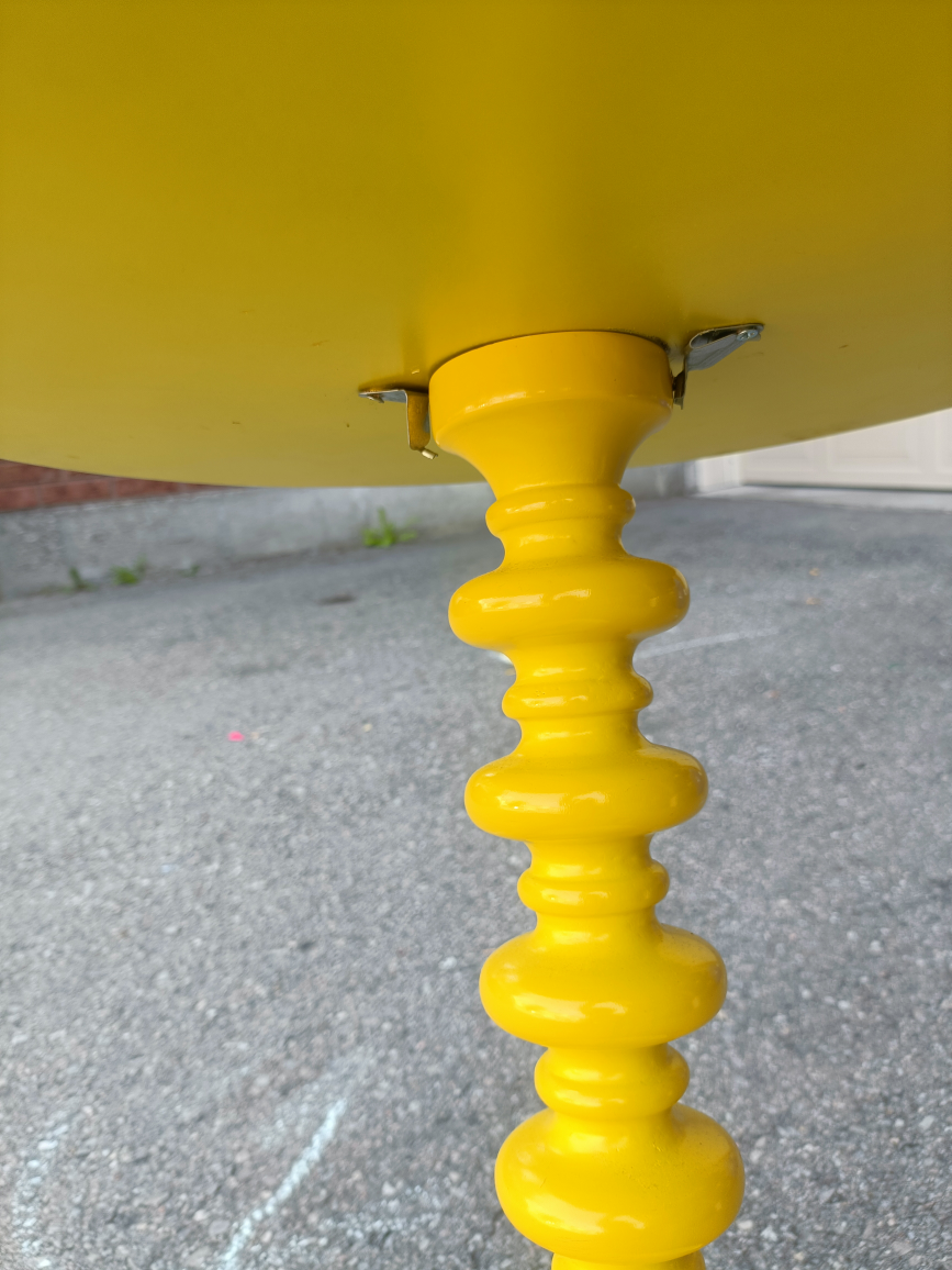 Yellow Accent Table - photo 2
