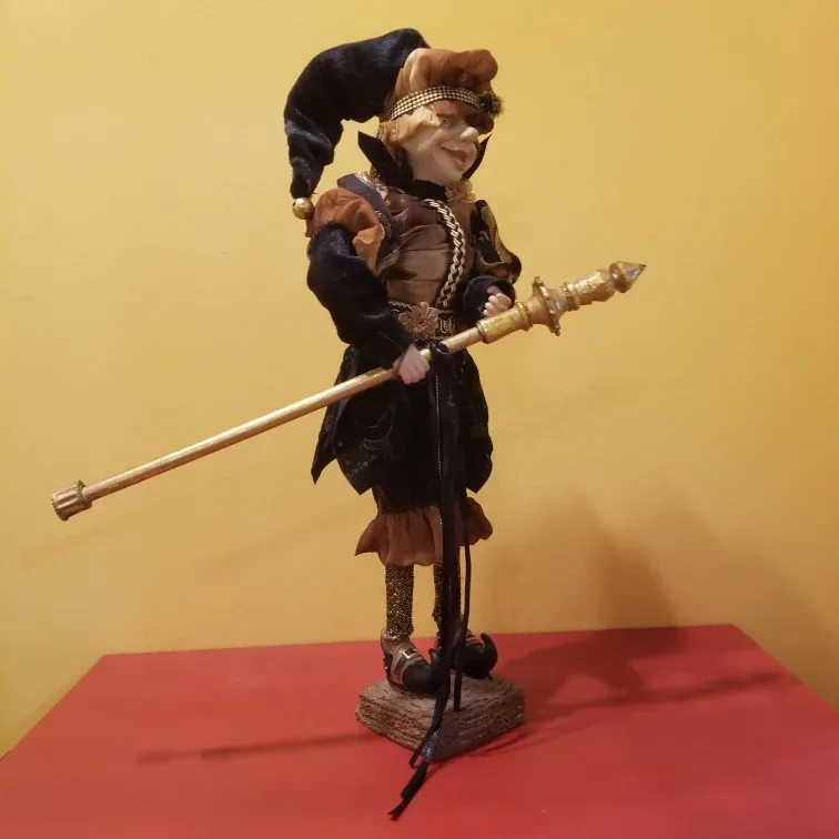Vintage Jester Doll with Staff image indicator(3)