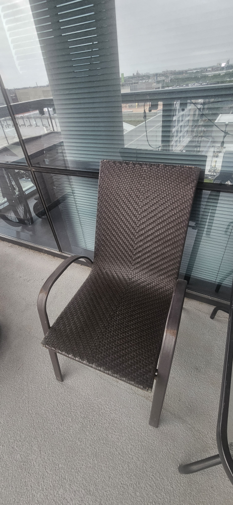 Wicker Outdoor Patio Chairs - Set of 2 - photo 2