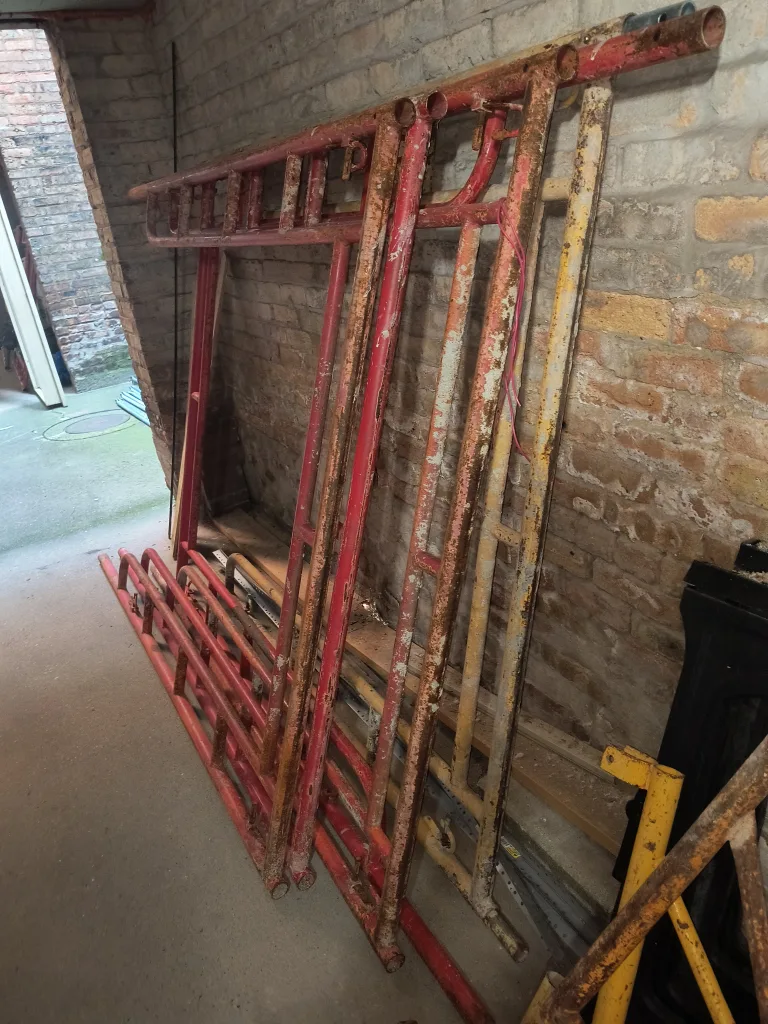 Construction Scaffolding and Mixer thumbnail