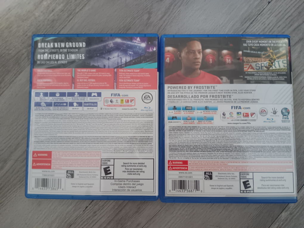 FIFA 20 & FIFA 17 For Playstation 4 (PS4) Video Games - photo 2