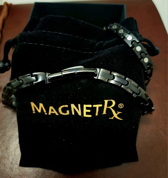 MagnetRX Titanium Magnetic Necklace - Black, 49cm thumbnail