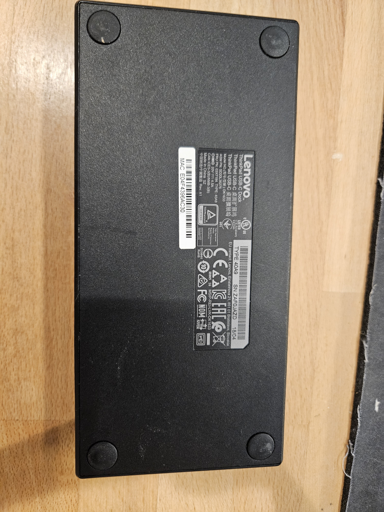 Lenovo ThinkPad USB-C Dock Gen 2 comes with charger - photo 3