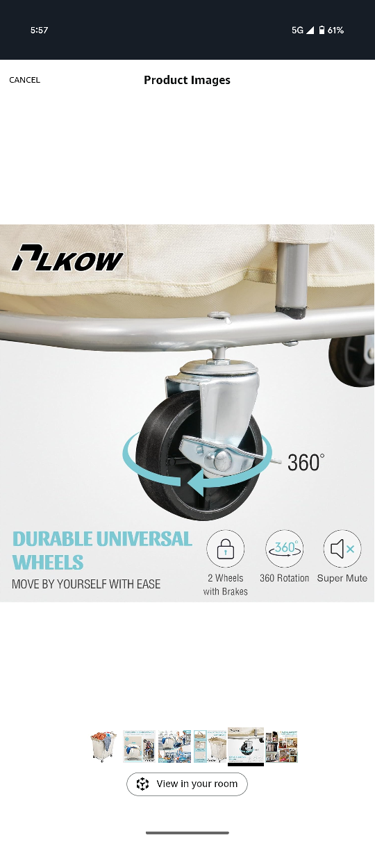 ALKOW Heavy Duty Laundry Cart - photo 5