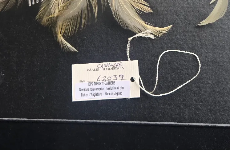 Marius Henderson Feather Fascinator Headpiece image indicator(7)