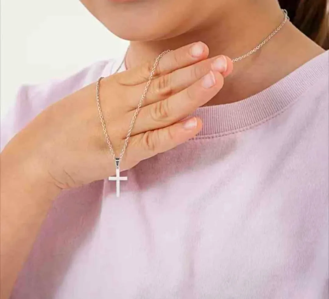 To My Beautiful Daughter Cross Necklace image indicator(4)