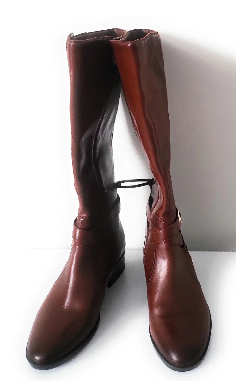 Naturalizer Rena2 Brown Leather Boots - Size 7 image indicator(3)