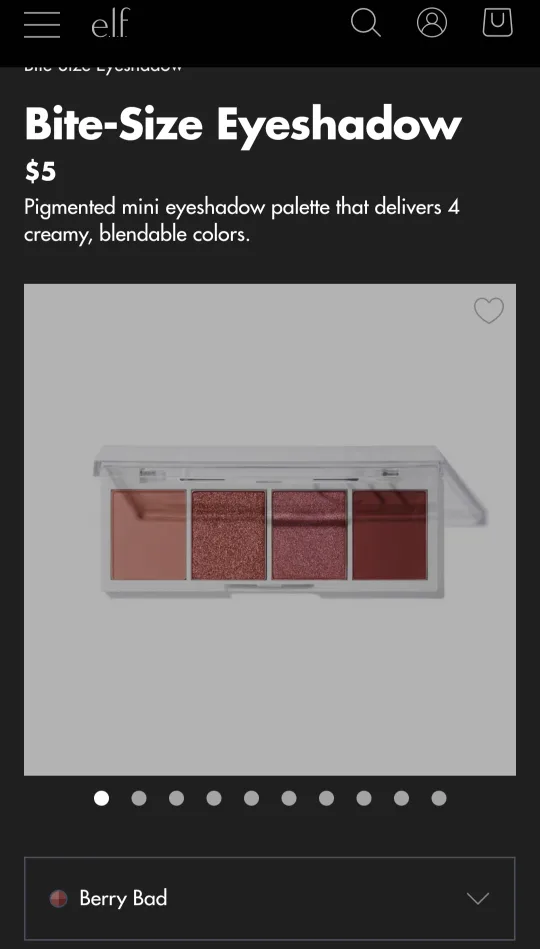 e.l.f. Rose Gold Sunset & Berry Bad Eyeshadow Palettes image indicator(3)