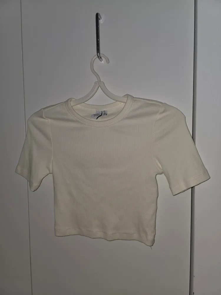 & Other Stories Paris Atelier Ribbed Crop Top - Size US 0/2 thumbnail