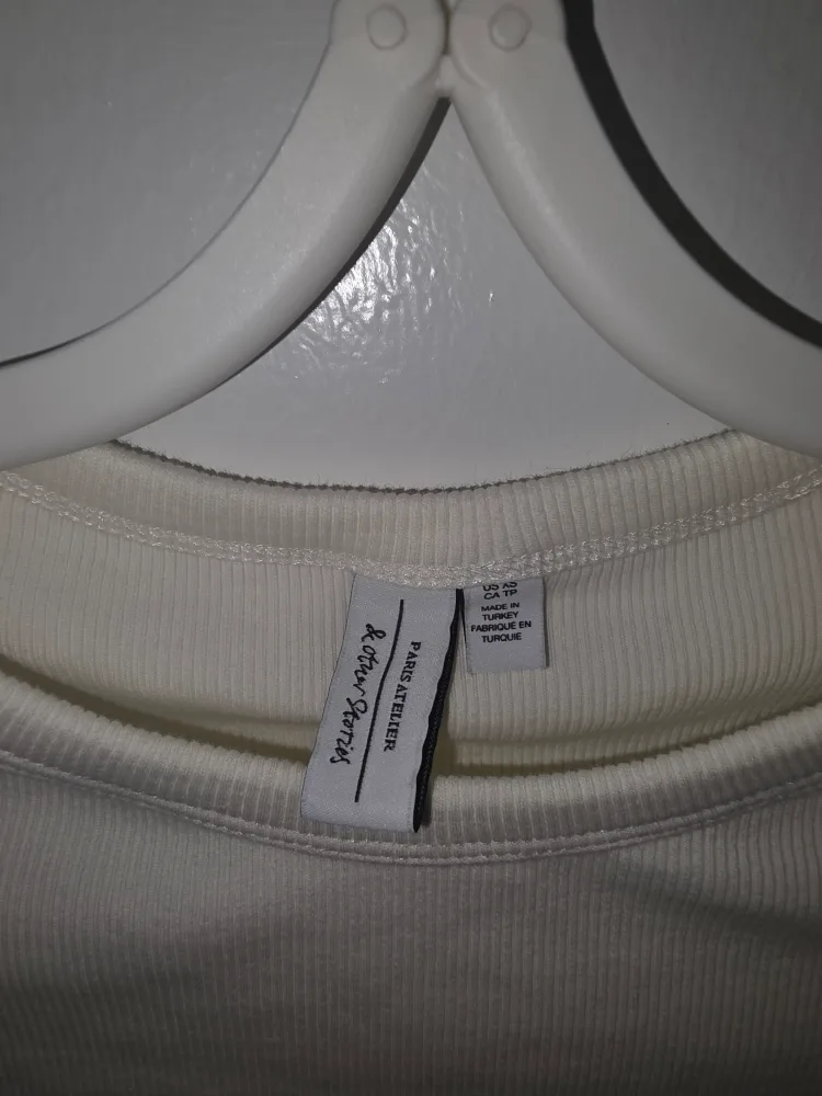 & Other Stories Paris Atelier Ribbed Crop Top - Size US 0/2 image indicator(4)