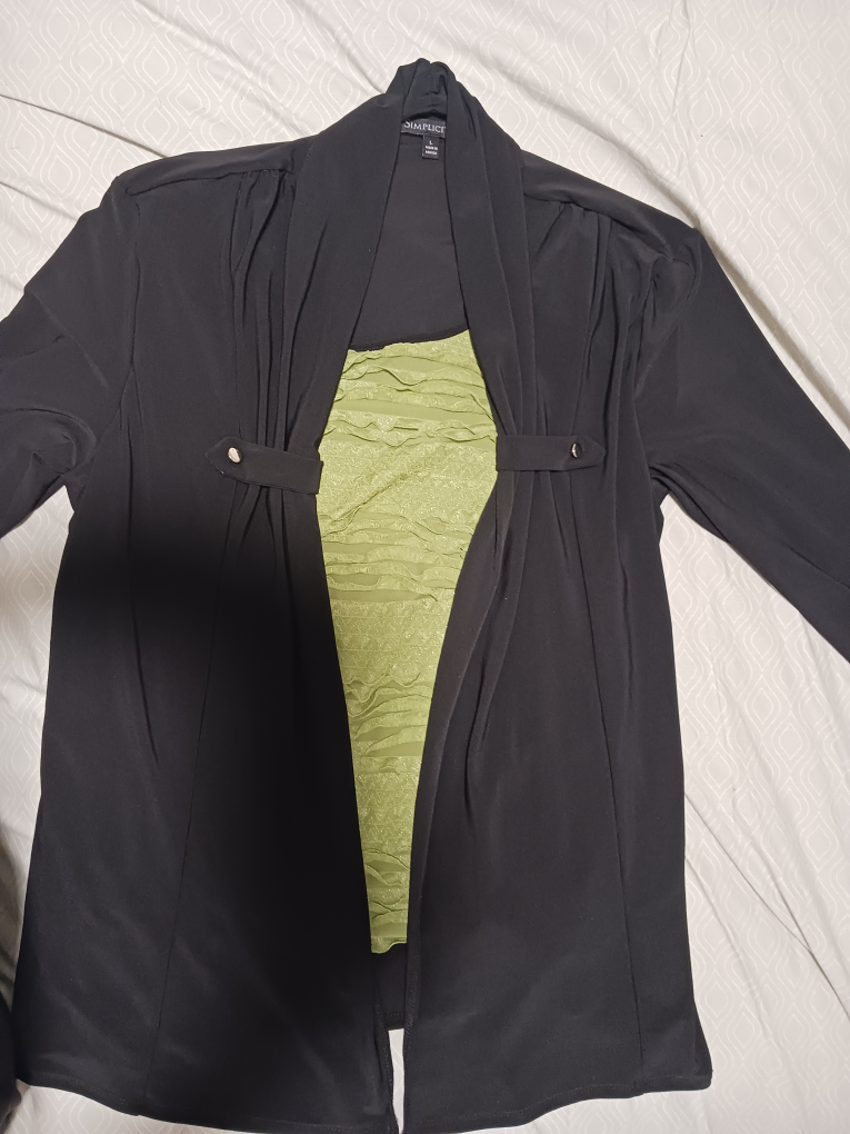 Simplitic Black Cardigan - Size L