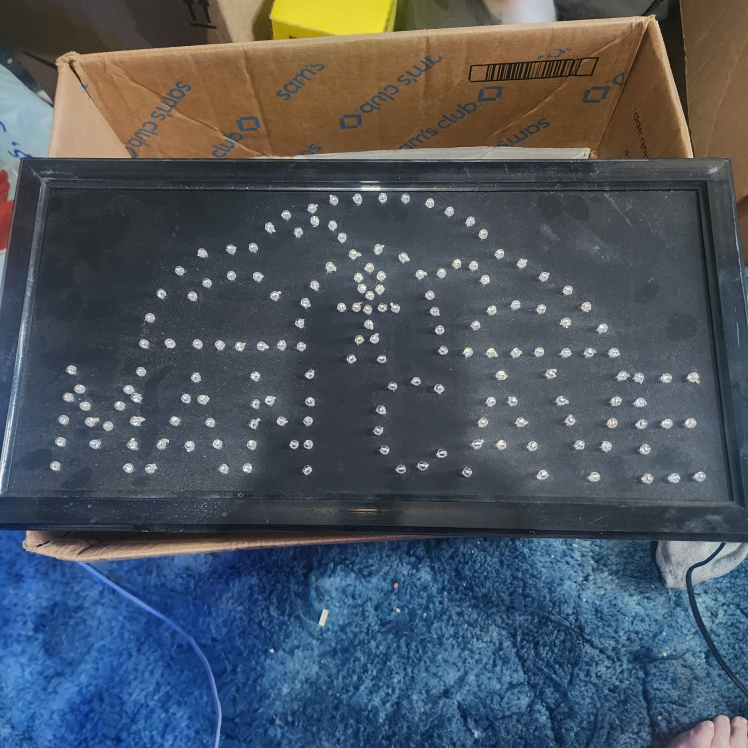 Man cave LED Sign