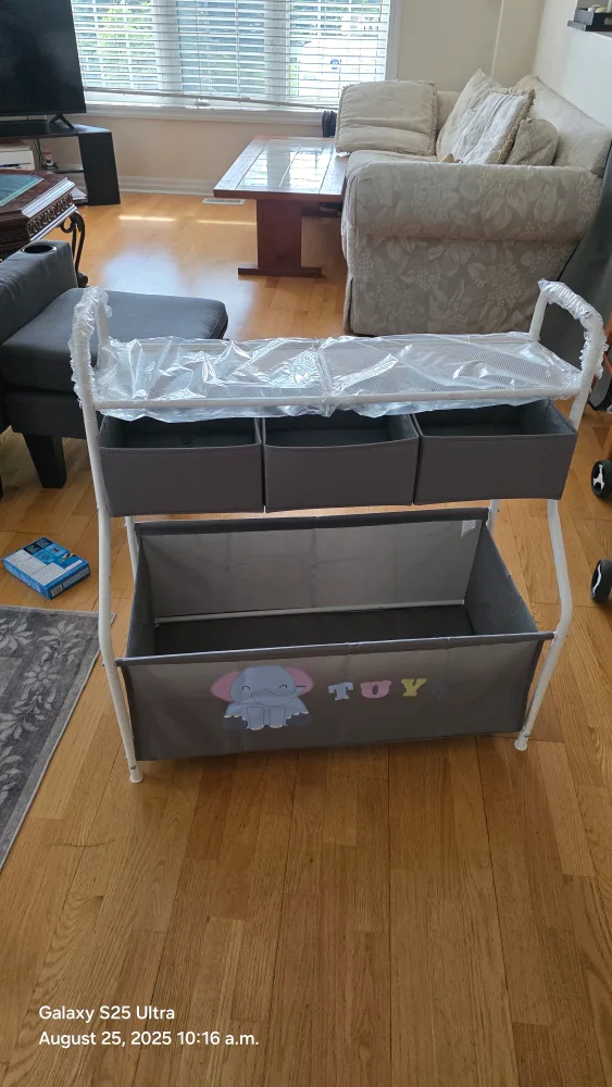 New Granny Says Kids Toy Storage Organizer - Grey thumbnail
