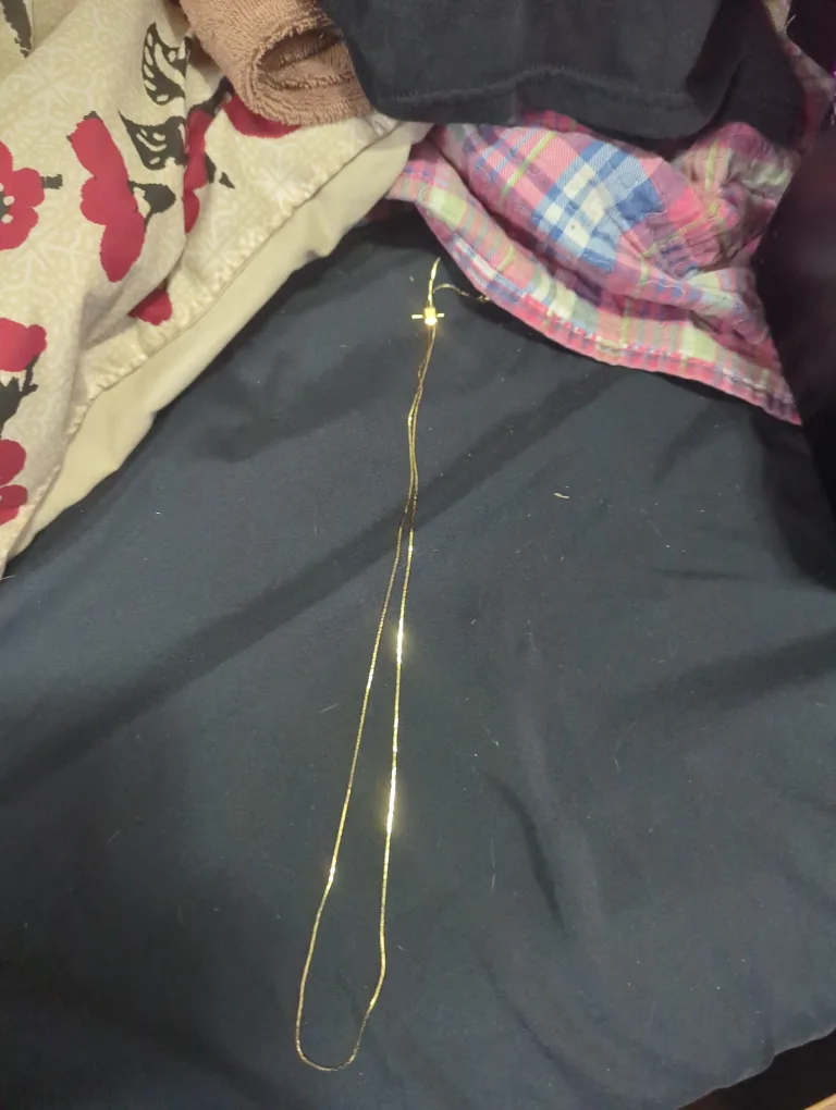 Gold Chain Necklace bolo style thumbnail