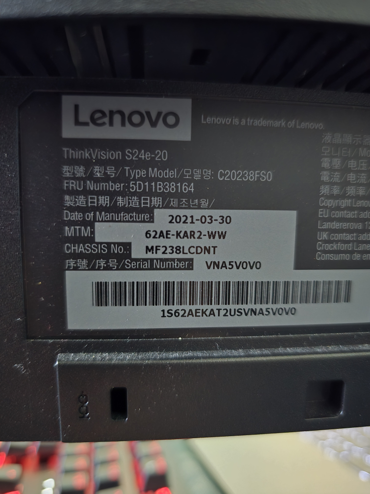 Lenovo Thinkvision Monitor | 24 Inch | 1080p - photo 5