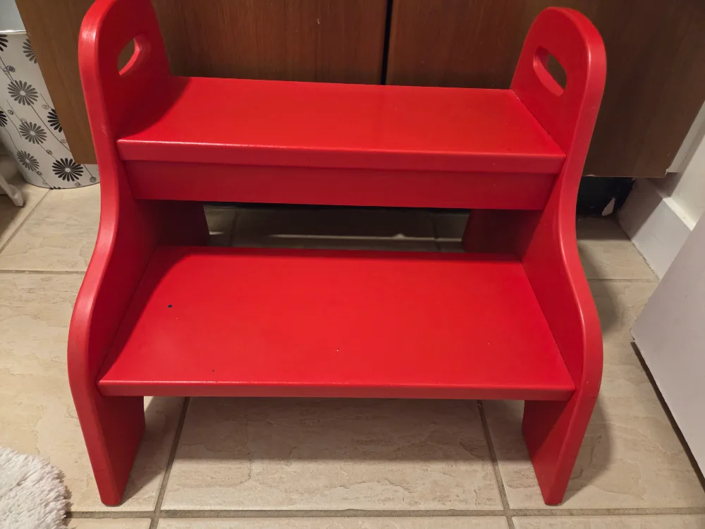 Red Step Stool thumbnail