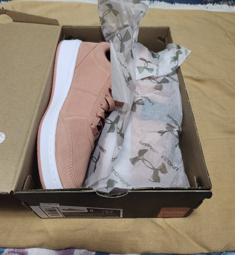Under Armour Court Sneaker - Peach - photo 5