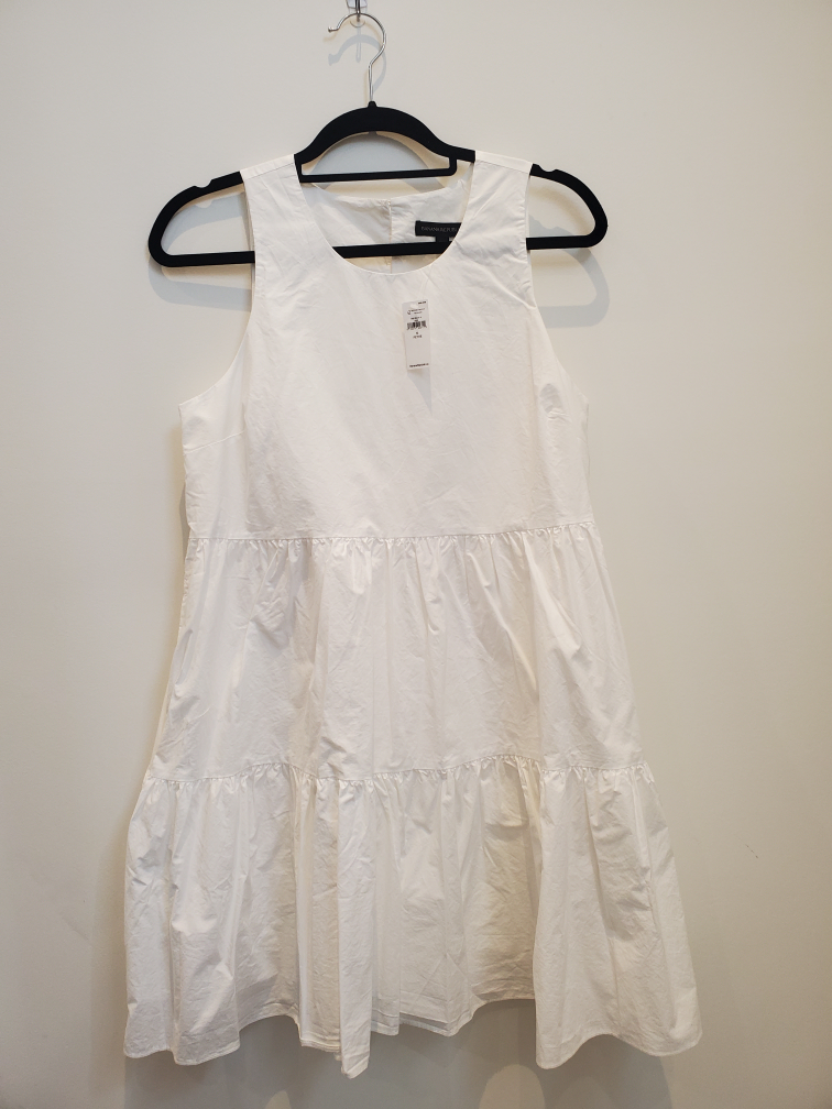 New Banana Republic White Tiered Dress