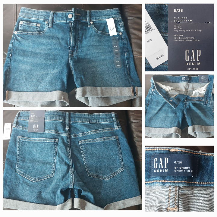New GAP Denim 5" Short Size 6/28