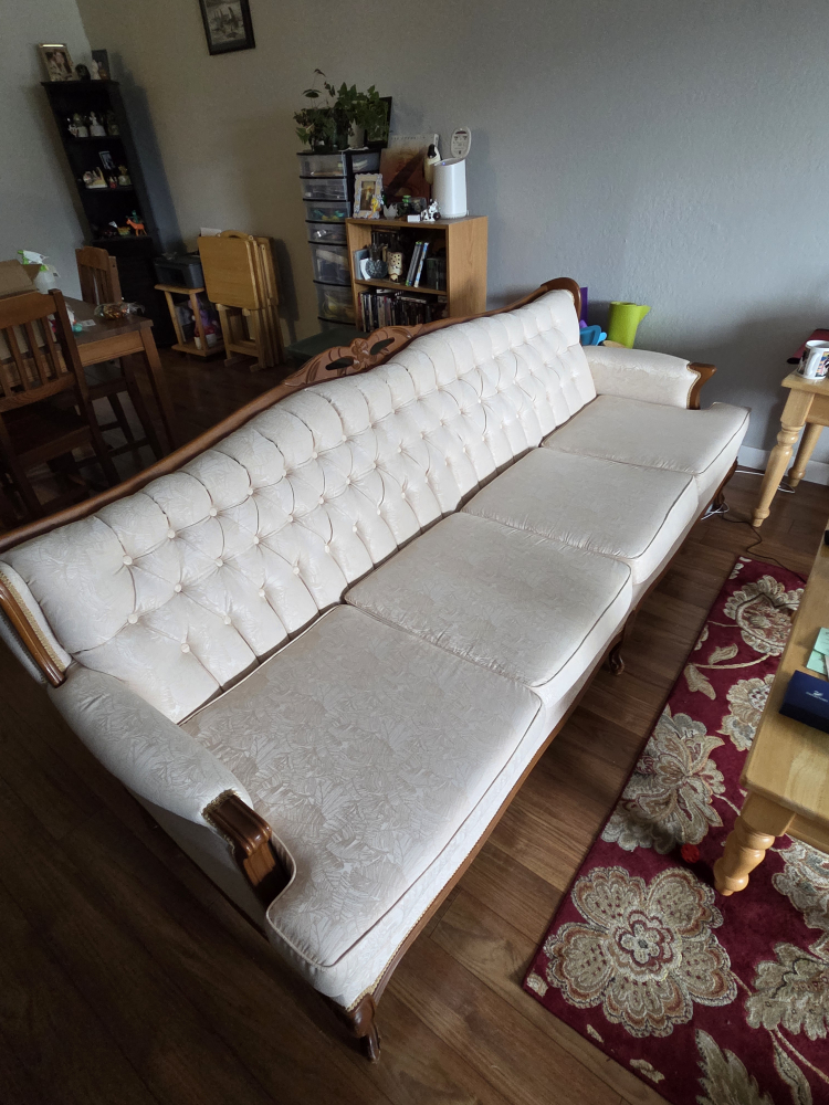 Antique Style Sofa and Armchair Set - photo 3