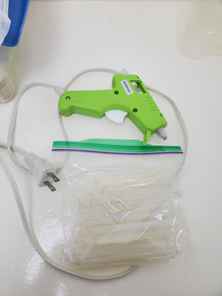 Craft Supplies Bundle: Glue Gun, Feathers, Glitter & More! image indicator(2)