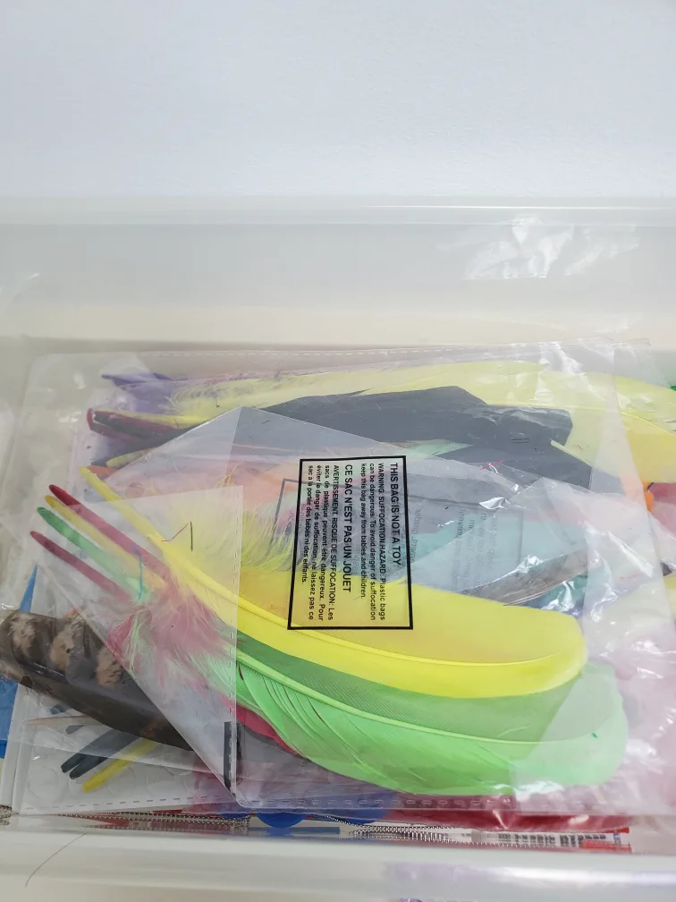 Craft Supplies Bundle: Glue Gun, Feathers, Glitter & More! image indicator(5)