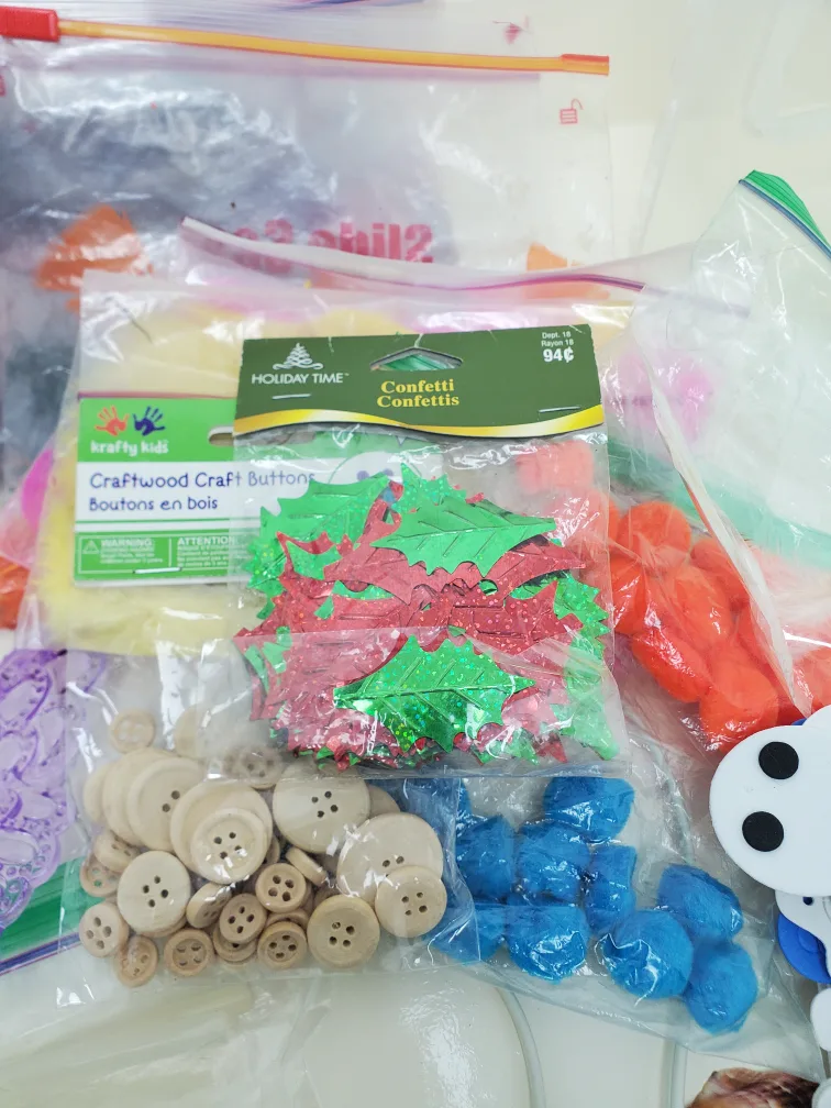 Craft Supplies Bundle: Glue Gun, Feathers, Glitter & More! image indicator(6)