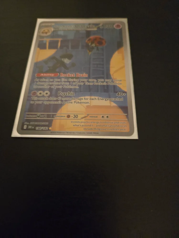 Pokemon Darkrai Orbeetle Card