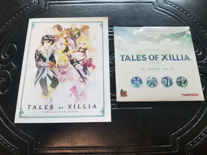 Ps3 TALES OF XILLIA Character Book + Sealed Sountrack Music Cd thumbnail