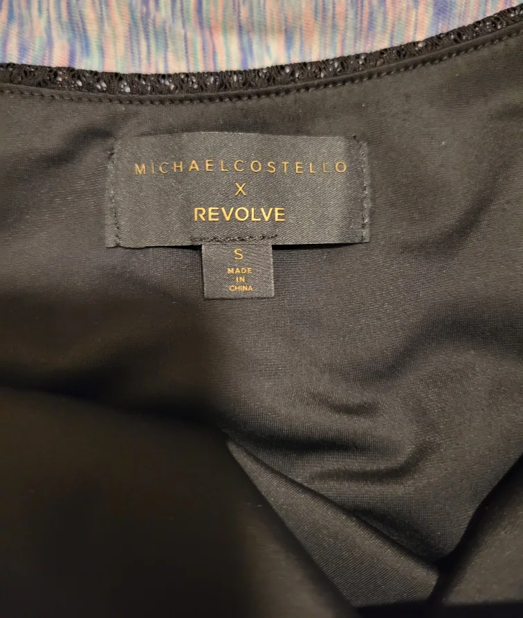 Michael Costello x Revolve Black Dress - Size S (0381) image indicator(4)