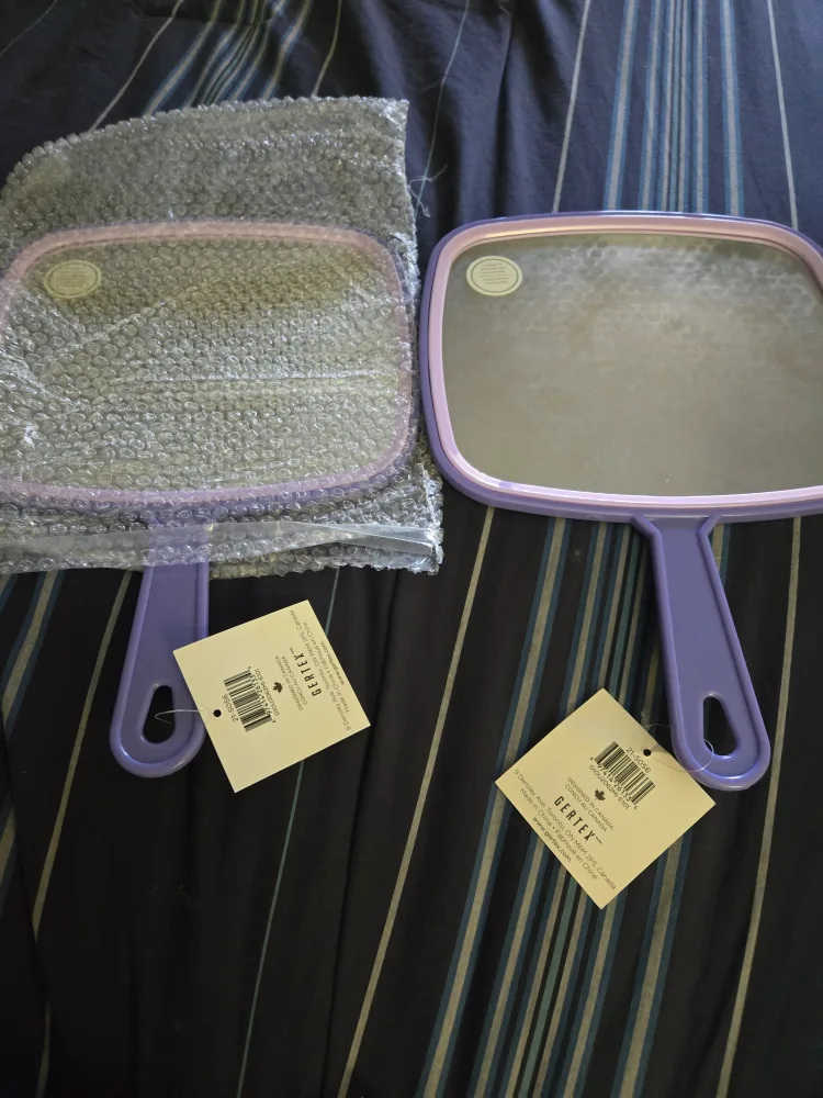 New Gertex Handheld Vanity Mirror - Purple thumbnail