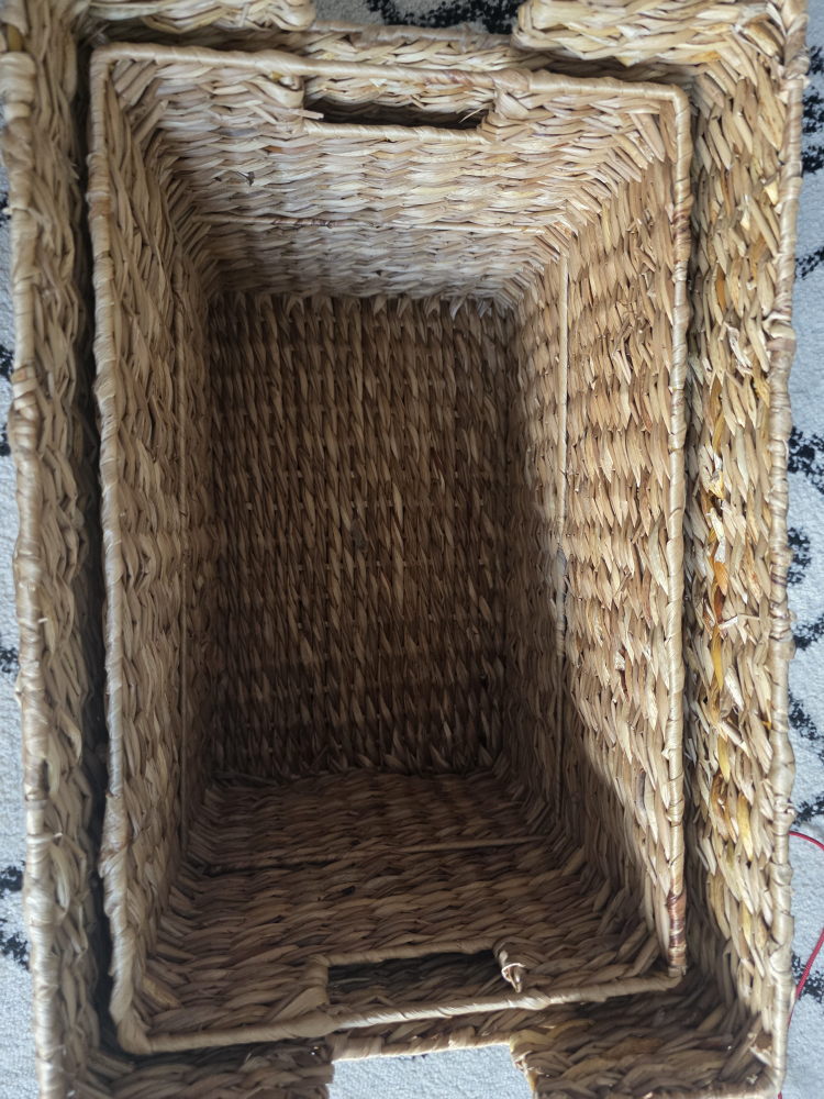 Woven Storage Baskets $5 each - photo 4
