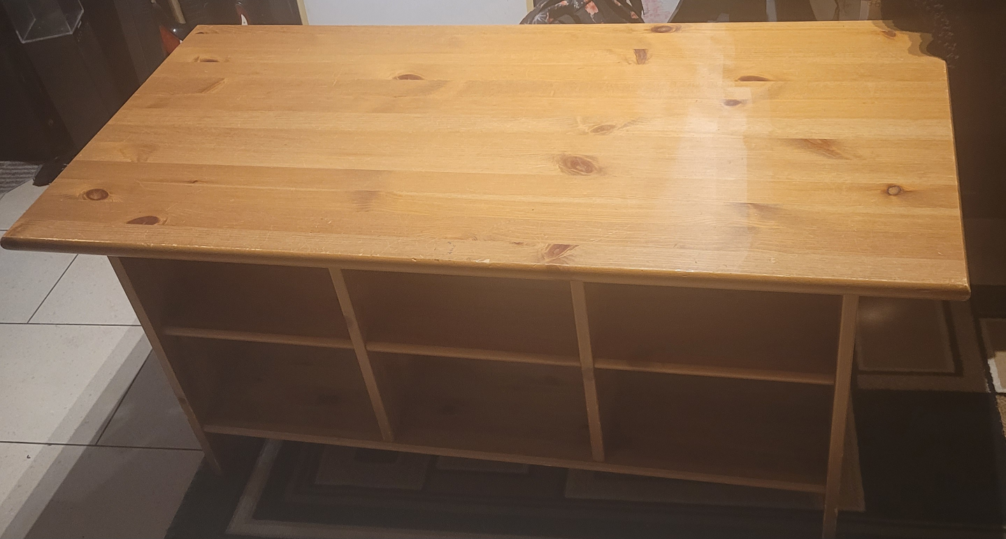 Wooden Coffee Table with Storage