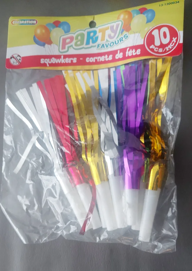 Party Favours Squawkers - 10 Pieces thumbnail