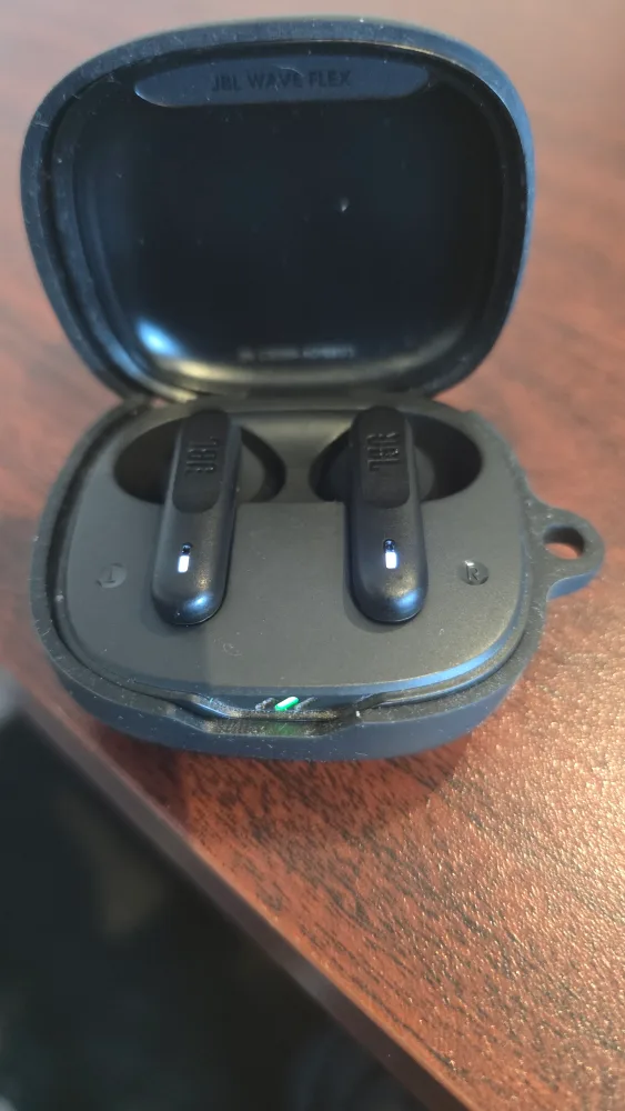 JBL Wave Flex Black Earbuds image indicator(3)