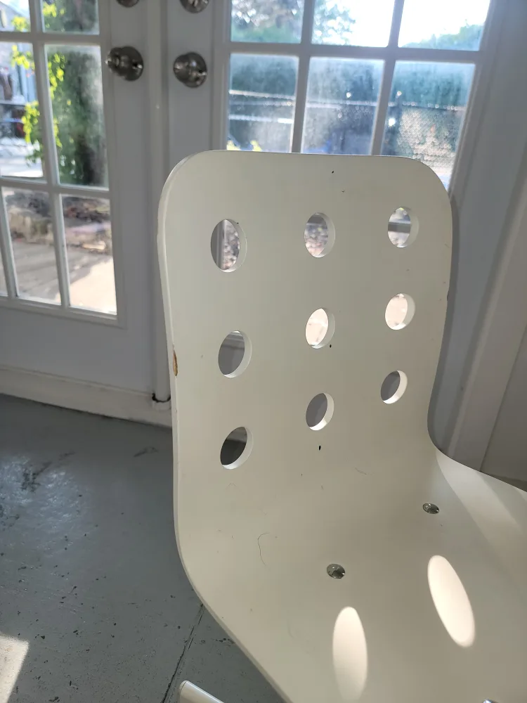 IKEA Vilgot White Swivel Chair image indicator(3)
