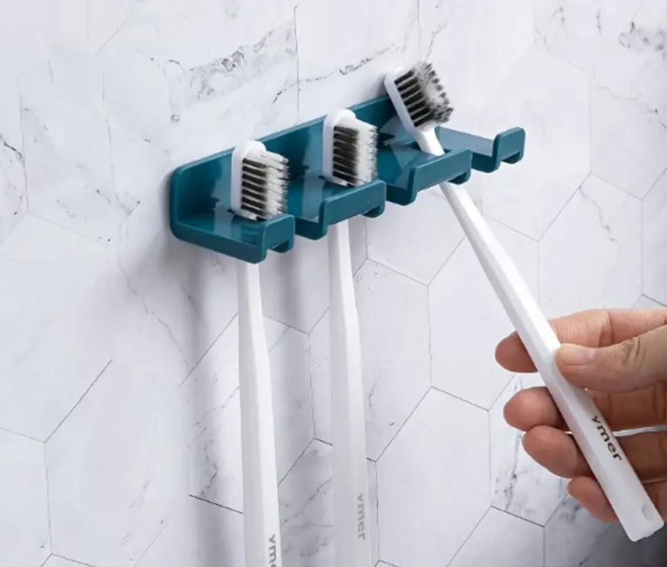 Wall  3-Slot Toothbrush Holder - photo 2