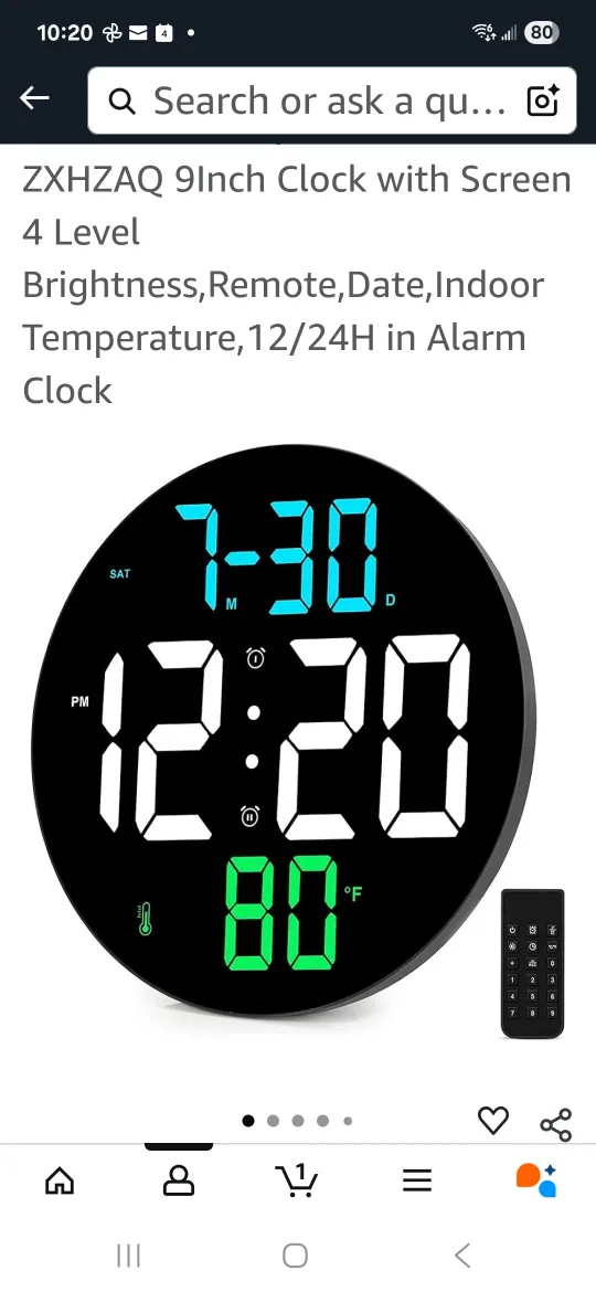 ZXHZAQ 9Inch Smart Clock thumbnail