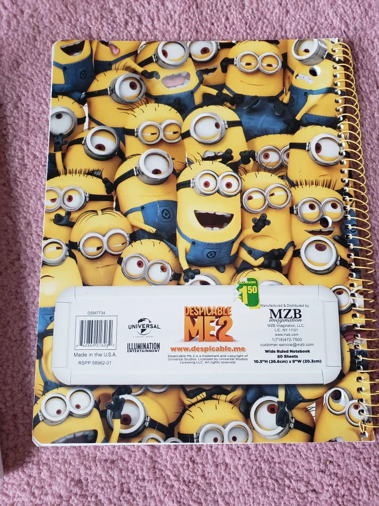 Despicable Me 2 Wide Ruled Notebook image indicator(5)