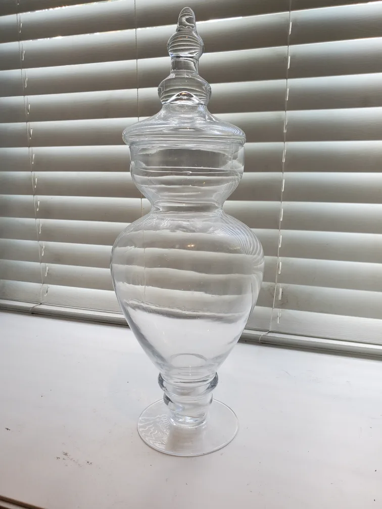 Glass Apothecary Jar with Lid thumbnail