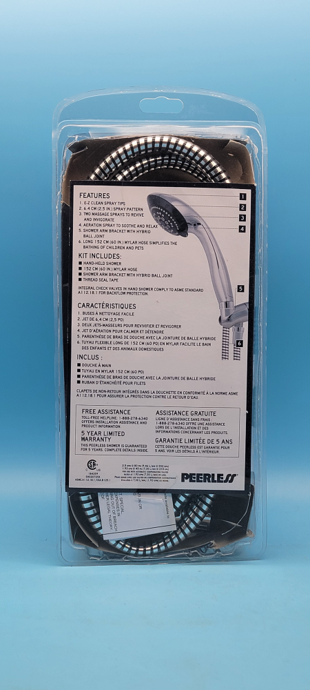 🥳NEW🤩 New Peerless Shower Massage Spray Chrome - photo 2