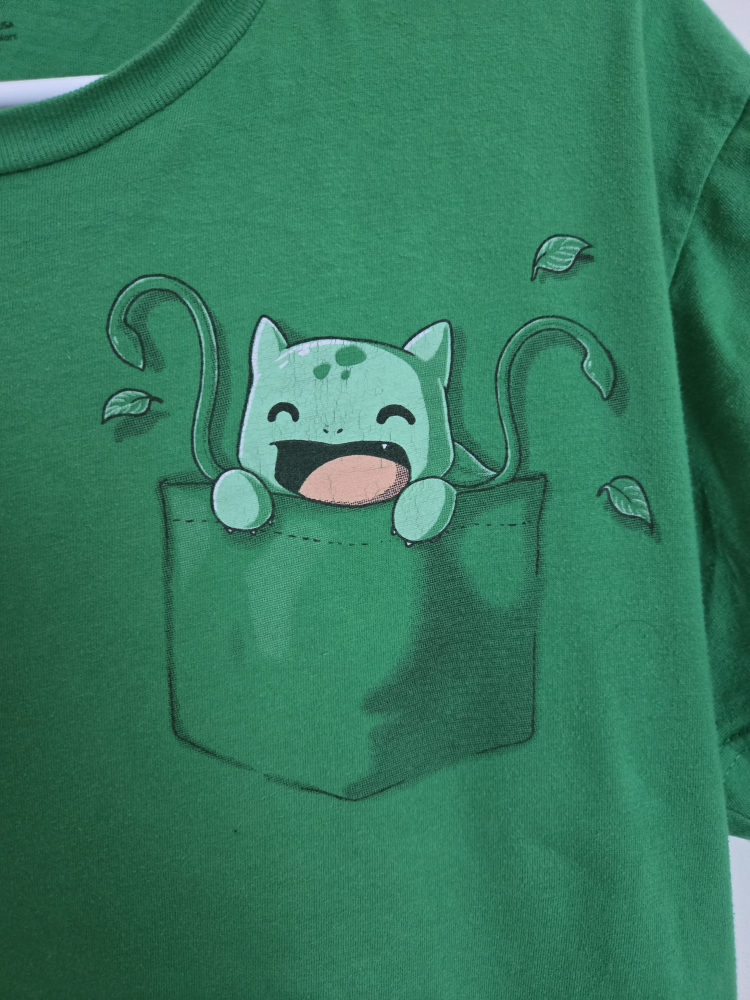 TeeTurtle Green Bulbasaur Pocket Tee - Size S - photo 3