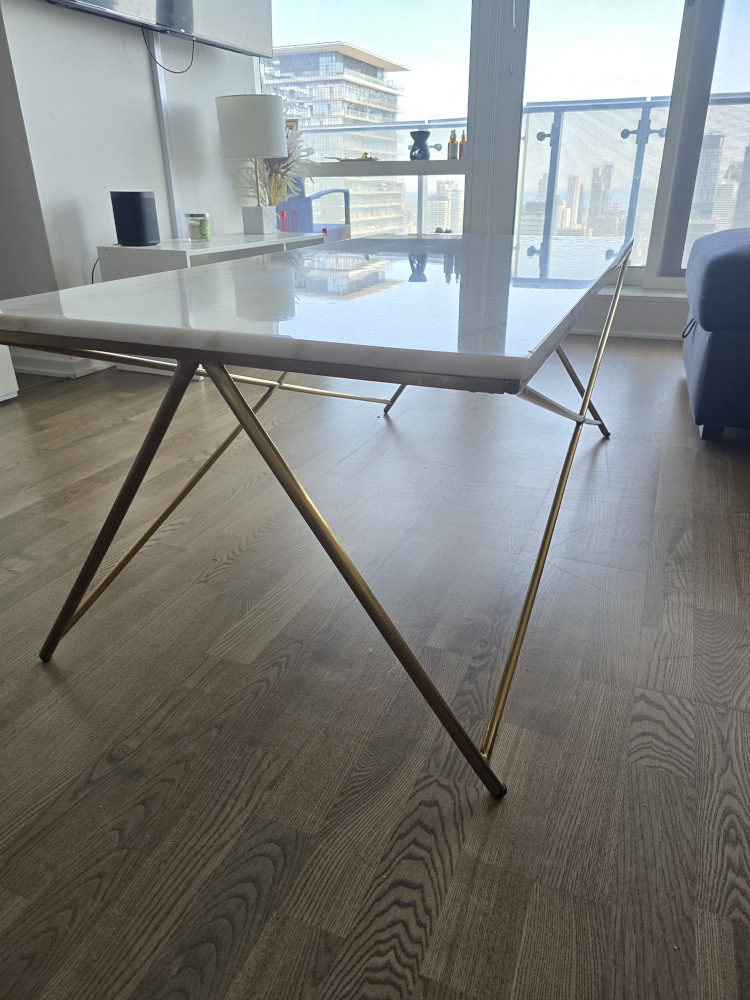 Large Structube Marble Coffee Table - photo 2