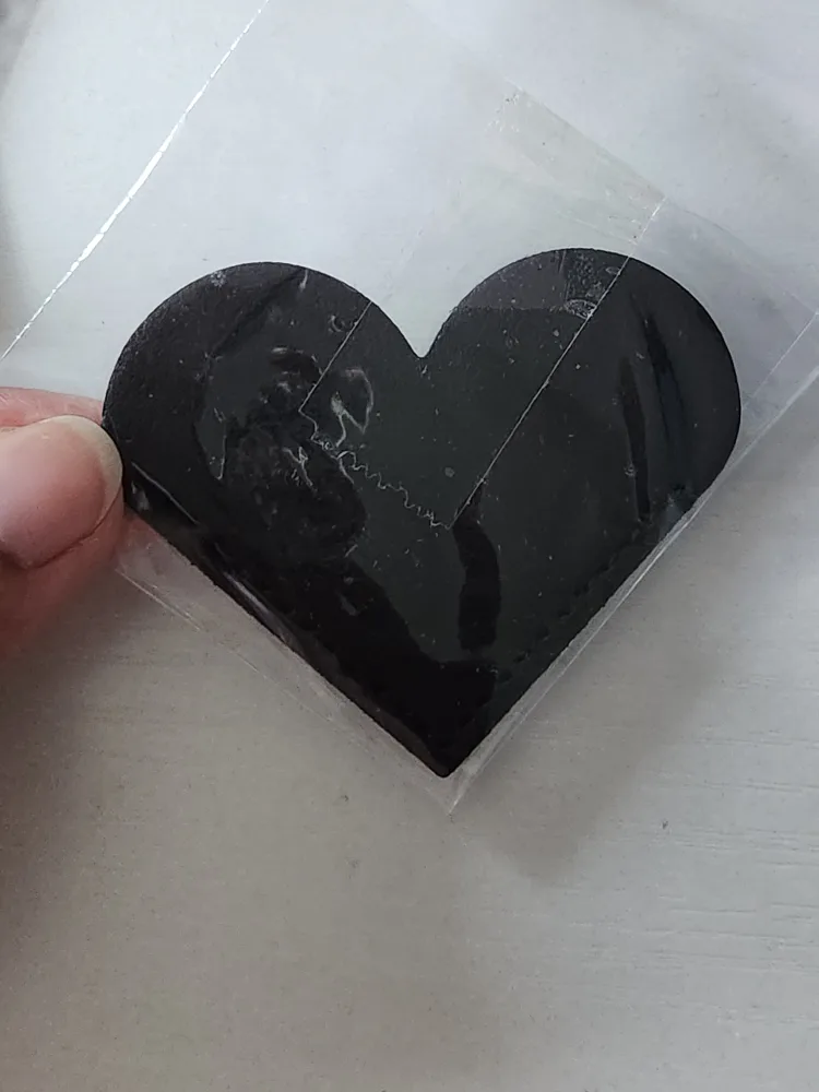 Page Corner Black Heart Bookmark image indicator(2)