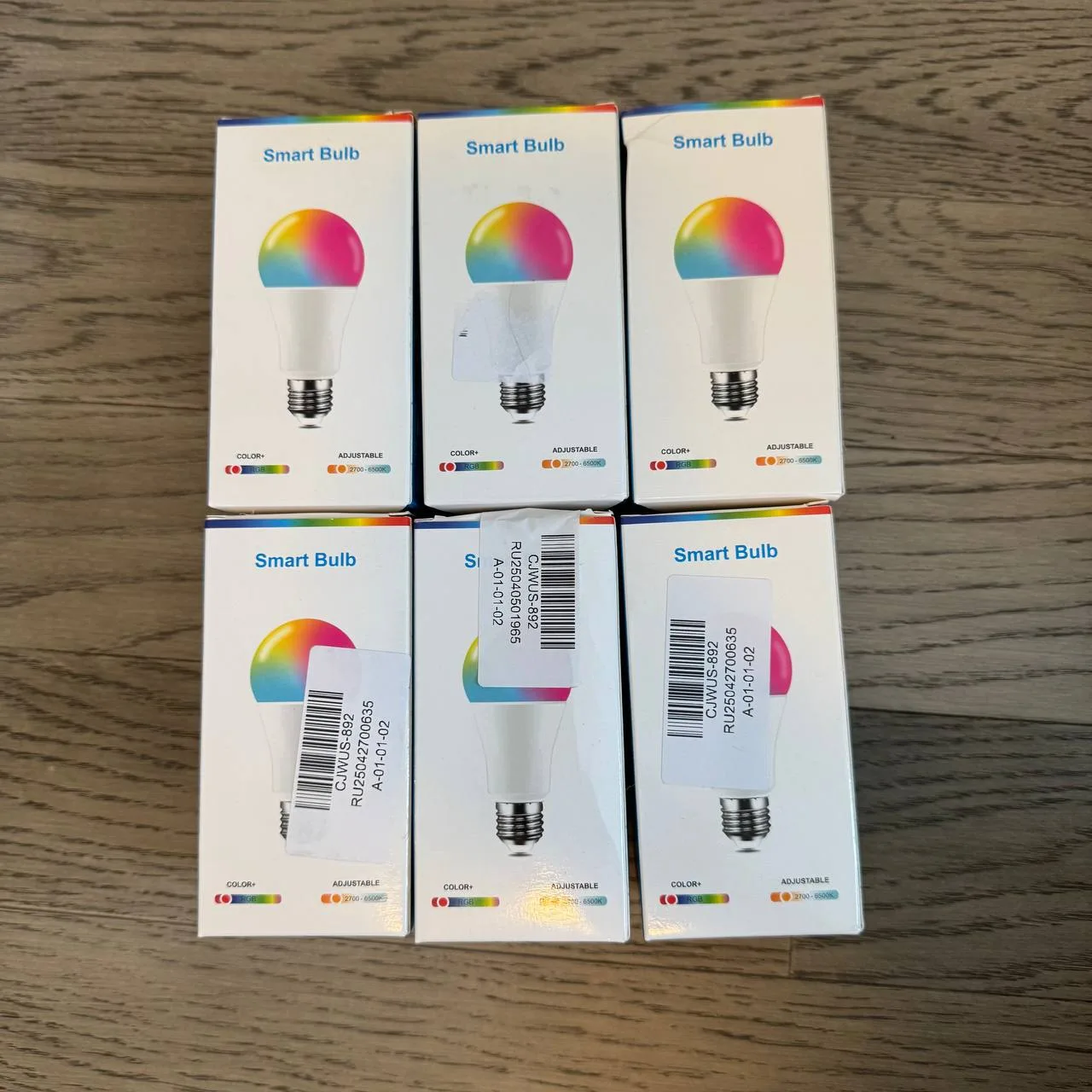 Smart RGB Light Bulbs – Set of 6 thumbnail