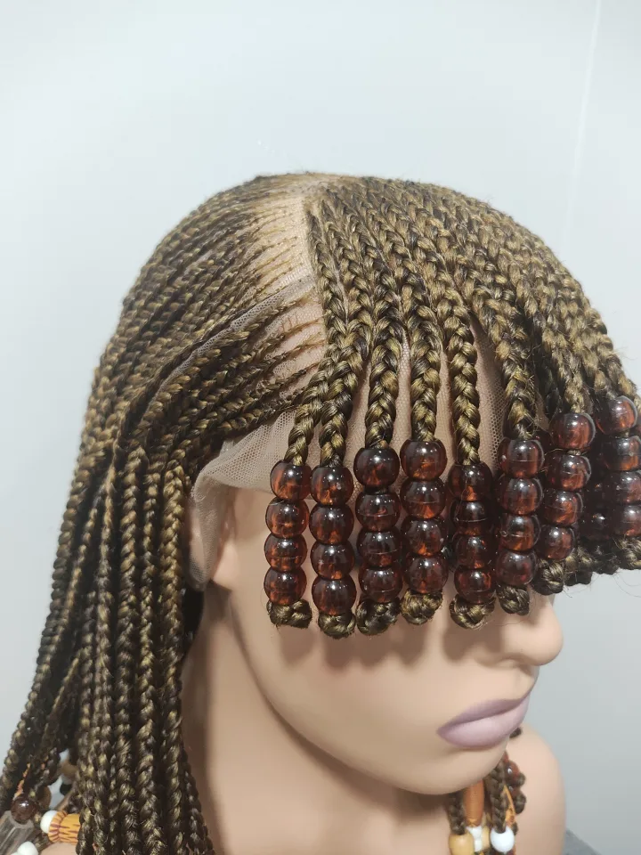 Braided wig with beads thumbnail