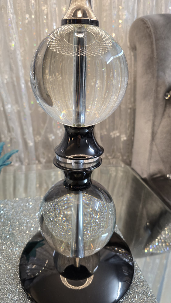 Crystal and Glass Table Lamp - photo 4