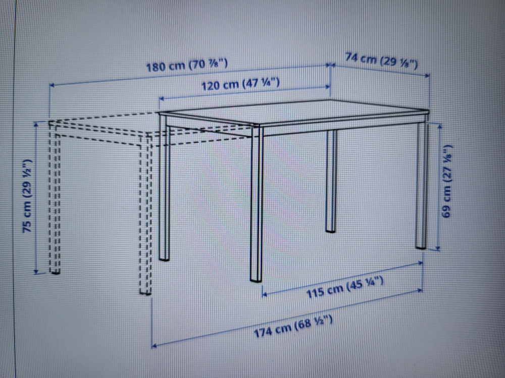 IKEA Extendable Dining Table and Chairs