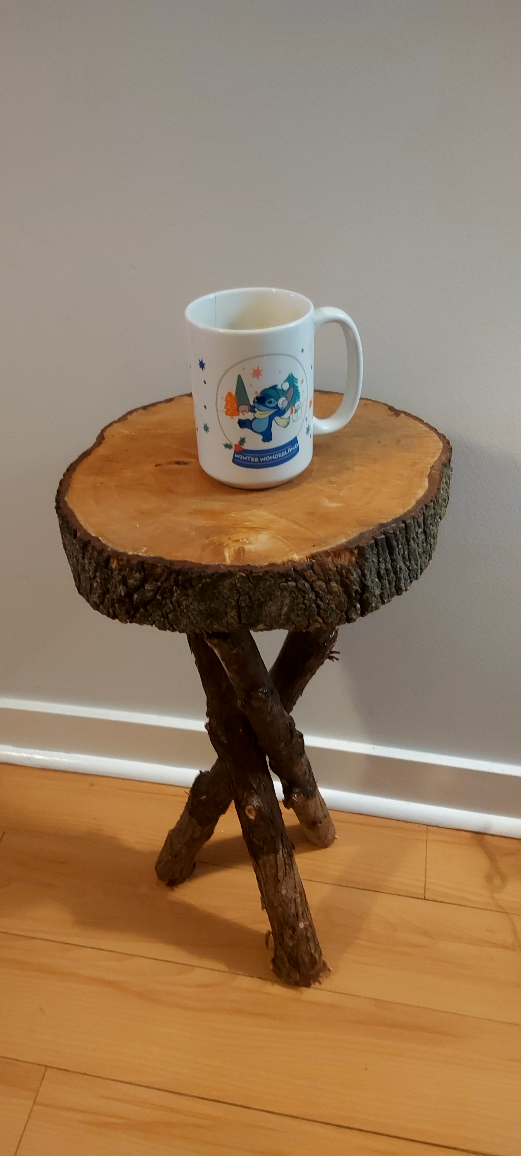 Handmade Wood Slice Side Table 11×59 inch - photo 4