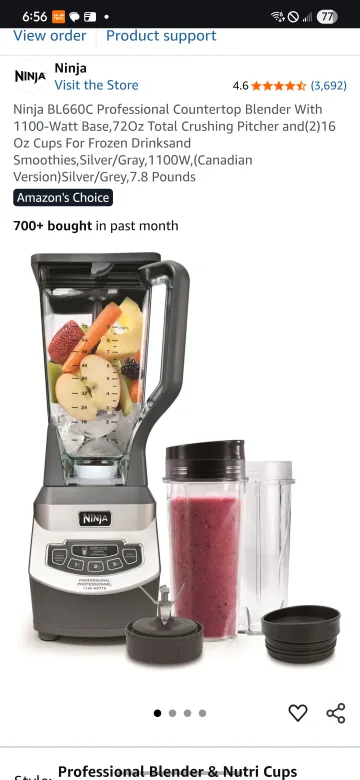 Ninja Professional Countertop Blender BL660C